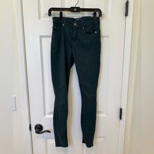 7 For All Mankind Dark Teal Skinny Jeans
